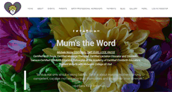 Desktop Screenshot of mumstheword.biz